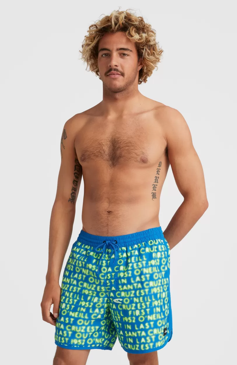 Cheap O’Neill Zwemshort Scallop Neon 16'' | Bright Blue Neon Lights